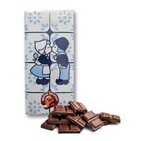 Typisch Hollands Chocoladereep melk in luxe giftpack - Hollandse chocolade ( Kuspaar)