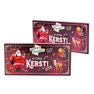Typisch Hollands Chocoladereep - Kerst - Santa`s chococlate