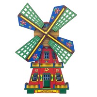 Matix Magnet Holland mill - red - rotating blades