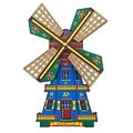 Matix Magnet Holland mill - blue - rotating blades