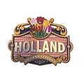 Typisch Hollands Magneet Charleston Holland tulpen lichtroze