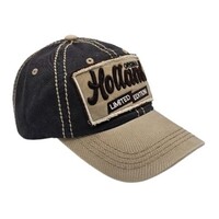 Robin Ruth Fashion Cap Holland Sand-colored with Anthracite and stitching (large Holland patch)