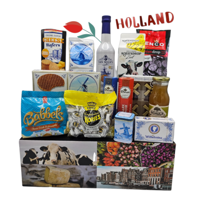 www.typisch-hollands-geschenkpakket.nl  Holland cadeau-pakket - lekkernijen-doos