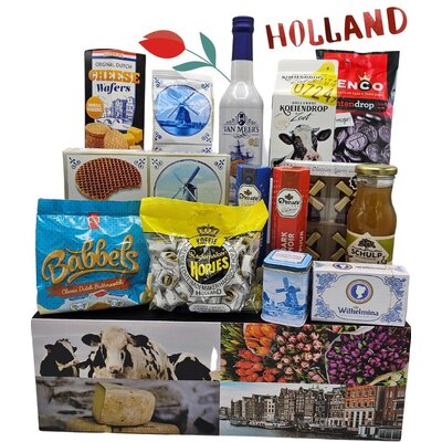 typisch-hollands-geschenkpakket  Holland cadeau-pakket - lekkernijen-doos