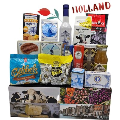 www.typisch-hollands-geschenkpakket.nl  Holland cadeau-pakket - lekkernijen-doos