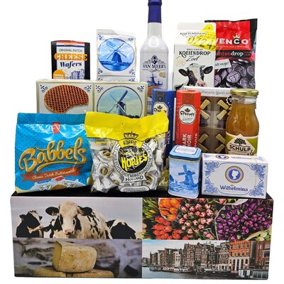 www.typisch-hollands-geschenkpakket.nl  Holland cadeau-pakket - lekkernijen-doos