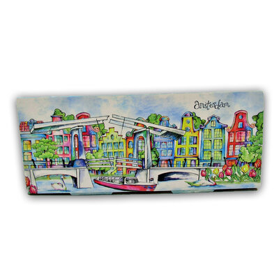 Ter Steege souvenirs Geschenkset van 2 koffiebekers - Amsterdam