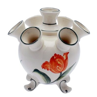 Typisch Hollands Tulip vase (Orange-Green) small