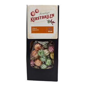 Typisch Hollands Fruchtige Weihnachtskugeln 175 Gramm (Weihnachtsbox)