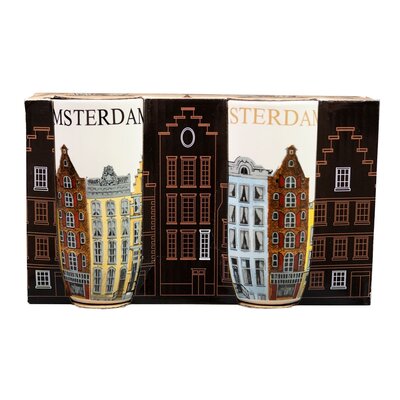 Typisch Hollands Gift set 2 coffee cups - Amsterdam