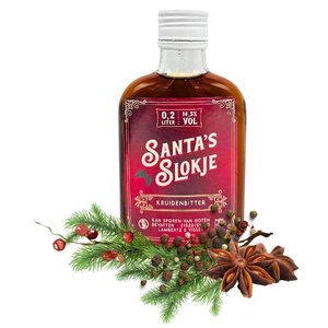 Typisch Hollands Kerstborrel ( Santa`s slokje) - 20cl zakflacon