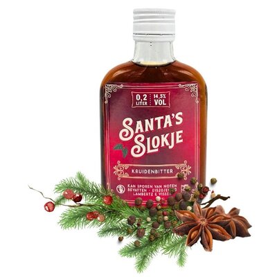 Typisch Hollands Weihnachtsgetränk (Santas Schluck) – 20-cl-Taschenflasche
