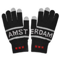 Robin Ruth Fashion Handschuhe - Klassisch - Amsterdam - Schwarz-Grau