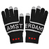 Robin Ruth Fashion Handschuhe - Klassisch - Amsterdam - Schwarz-Grau