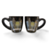 Typisch Hollands Espresso mugs - Gift set 2 cups facade houses Amsterdam
