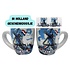 Typisch Hollands Espresso mugs - Gift set of 2 cups Holland - Delft blue