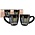 Typisch Hollands Espresso mugs - Gift set 2 cups facade houses Amsterdam