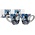 Typisch Hollands Espresso mugs - Gift set of 2 cups Holland - Delft blue