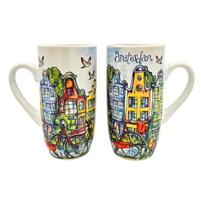 Typisch Hollands Gift set of 2 coffee cups - Amsterdam