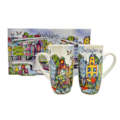 Ter Steege souvenirs Gift set of 2 coffee cups - Amsterdam