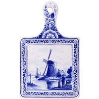 Heinen Delfts blauw Cheese board Delft blue -large -Mill & Water landscape
