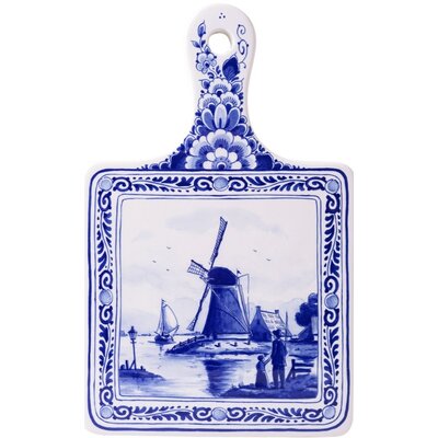 Heinen Delftware Cheese board Delft blue - large - Mill & Water Landscape