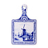 Heinen Delfts blauw Cheese board Delft blue -large -Mill & Water landscape