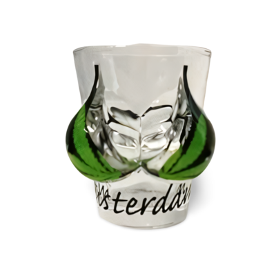 TTD Gifts Schnapsglas-Bikinioberteil – Damen – Cannabis