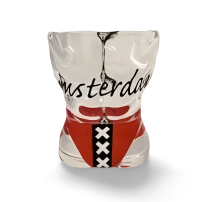TTD Gifts Schnapsglas Torso - Mann - Amsterdam