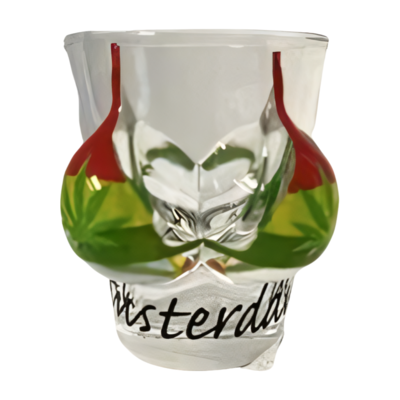 TTD Gifts Shotglas bikini-top - lady - Cannabis  - Rasta