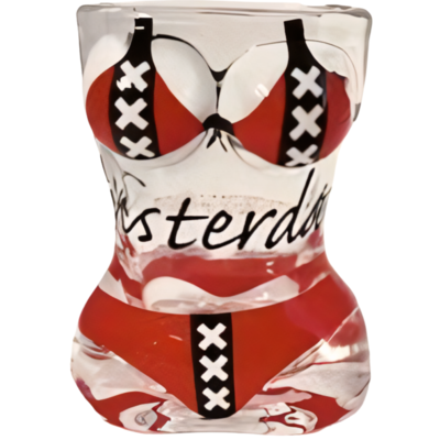 TTD Gifts Shotglas bikini - lady - Amsterdam