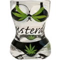 Typisch Hollands Schnapsglas-Bikini – Dame – Cannabis