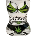 Typisch Hollands Shotglas bikini - lady - Cannabis