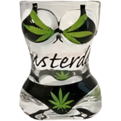 Typisch Hollands Shotglas bikini - lady - Cannabis