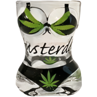 Typisch Hollands Schnapsglas-Bikini – Dame – Cannabis