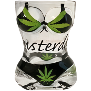 Typisch Hollands Schnapsglas-Bikini – Dame – Cannabis