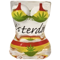 TTD Gifts Schnapsglas-Bikini – Dame – Cannabis – Rasta