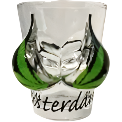 TTD Gifts Schnapsglas-Bikinioberteil – Damen – Cannabis