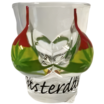 TTD Gifts Shotglas bikini-top - lady - Cannabis  - Rasta