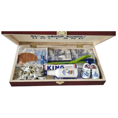 www.typisch-hollands-geschenkpakket.nl Gift box - Holland Delft blue gifts