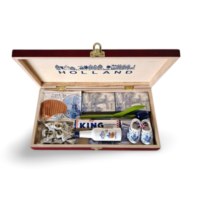 www.typisch-hollands-geschenkpakket.nl Gift box - Holland Delft blue gifts