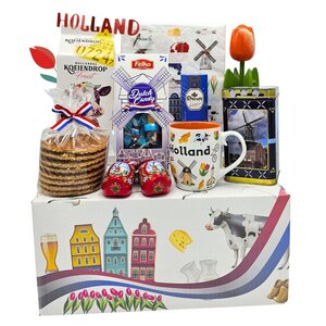 Typisch Hollands Typisch niederländisch – ikonisches Niederländisch (Box mit lustigen Symbolbildern)