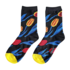 Holland sokken Women's socks - Tulips (black with yellow toe) Size 36-41
