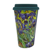 Typisch Hollands Coffee to Go mug - Irises (travel mug)