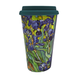 Typisch Hollands Coffee to Go mug - Irises (travel mug)