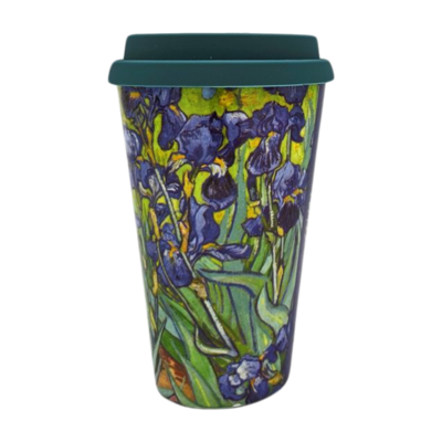 Typisch Hollands Coffee to Go cup - Irises (travel mosquito)