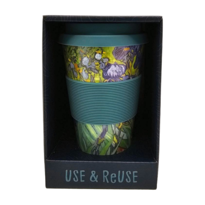 Typisch Hollands Coffee to Go cup - Irises (travel mosquito)