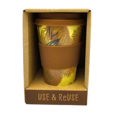Typisch Hollands Coffee to Go cup - Sunflowers (travel mosquito)