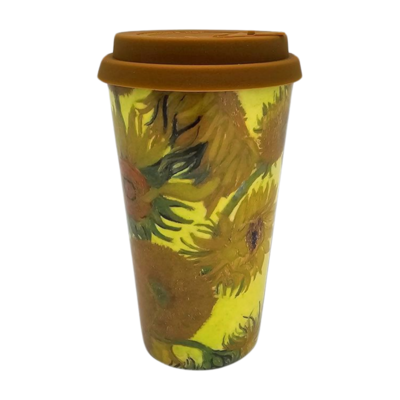 Typisch Hollands Coffee to Go beker - Zonnebloemen (travelmug)