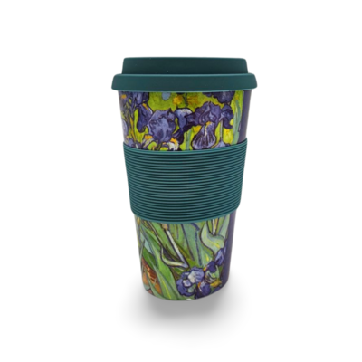 Typisch Hollands Coffee to Go cup - Irises (travel mosquito)